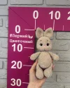 Игрушка Зайчик плюшевый вязаный