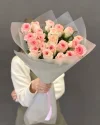 Букет из 25 роз Мандала 60 см