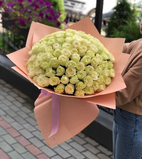 Букет 101 Роза Эквадор 60 см