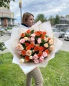 Букет кустовая роза XL