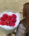 Букет из 9 георгин