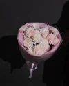 Букет цветов Презент из хризантем (персиковый)