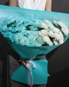 Букет хризантем Мятное мороженое