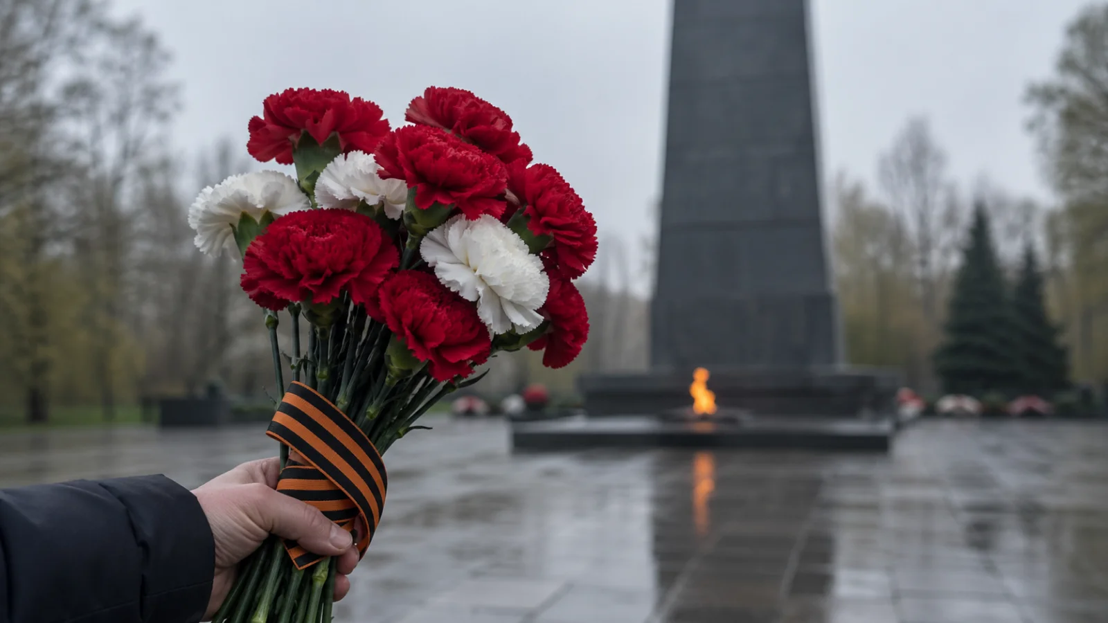 Цветы на 9 мая ветеранам в Новосибирске: что дарить и какие правила